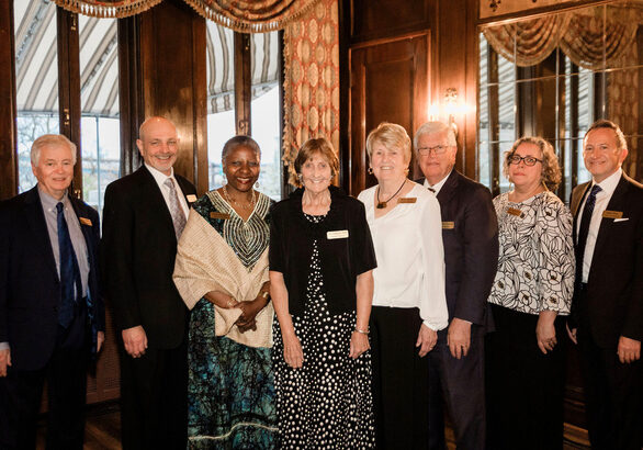 Friends for Health in Haiti Board of Directors Wayne Siesennop, Bill Schweitzer, Katherine Riebe, Dr. Catherine Wolf, Kathy English, Dr. Gilbert English, Rev. Sharyl Dixon, Ralph Minor (not pictured Diana-Lyn Baptiste)